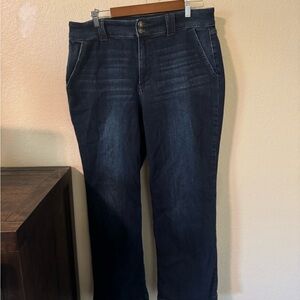 Judy Blue Deep Indigo Jeans Wide Leg